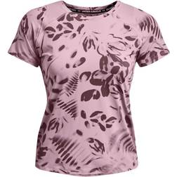 Under Armour Iso-Chill 200 Print T-shirt Women - Mauve Pink/Ash Plum