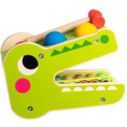 Slagbänk Krokodilen med bollar och xylofon