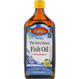 Carlson The Very Finest Fish Oil Natural Lemon 1600mg 500ml