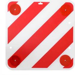 Proplus Rear Warning Sign Plastic 50 x 50 cm with Reflectors 361228