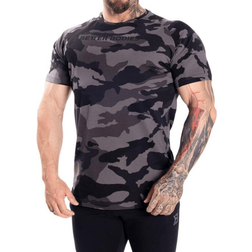 Better Bodies Gym Tapered T-shirt Men - Dark Camo