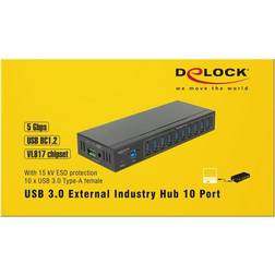 DeLock 10-Port USB 3.0 External Hub (63919)