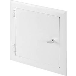 Unite inspection door 140x140 with lock white metal