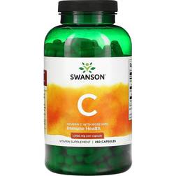 Swanson Vitamin C with Rose Hips 1000mg 250 st
