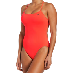 Nike Women's Hydrastrong Cut Out Swimsuit - Bright Crimson