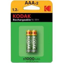 Kodak AAA Rechargeable 1000mAh Ni-MH 2-pack