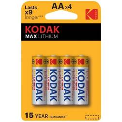 Kodak Max Lithium AA 4-pack