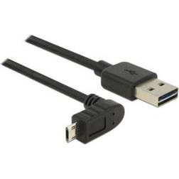 DeLock Angle USB A - USB MICRO B 2.0 0.5m