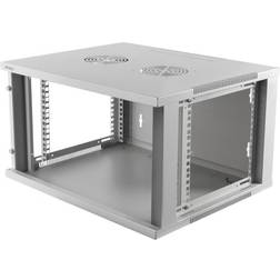 Deltaco 19” cabinet 6U 540x450mm standing or wa