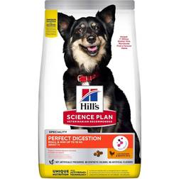Hill's Science Plan Perfect Digestion Small & Mini Adult 1+ Dog Food with Chicken & Brown Rice 1.5
