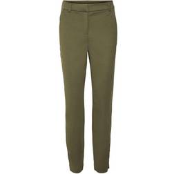 Vero Moda Luccalilith Normal Waist Trousers - Green/Ivy Green
