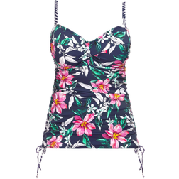 Fantasie Port Maria Twist Front Tankini Top - Ink