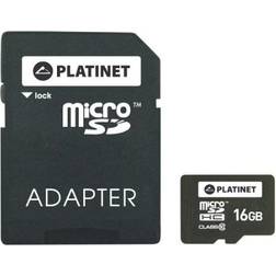 Platinet MicroSDHC Class 10 16GB +Adapter