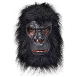 Bristol Novelty Adult's Latex Gorilla Mask With Hair
