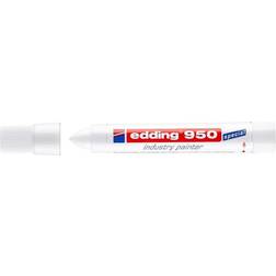 Edding 950 Industry Painter Easy to Use on Most Surfaces, Permanent, Pack of 10) White