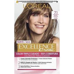 L'Oréal Paris Permanent färg Excellence Make Up Askblond Nº 7,1