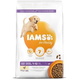 IAMS Vitality Puppy & Junior Large Dog with Fresh Chicken 12kg