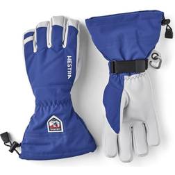 Hestra Army Leather Heli Ski 5-Finger Gloves - Royal Blue