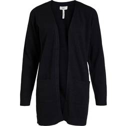Object Thess Long Knitted Cardigan - Black