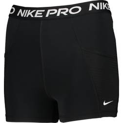 Nike Pro Dri-FIT 3" High-Rise Training Shorts Women - Black/White