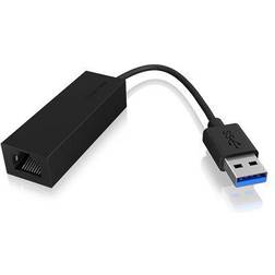 ICY BOX USB A-Rj45 M-F Adapter