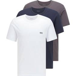 HUGO BOSS R-Neck Classic T-shirt - White/Blue/Grey