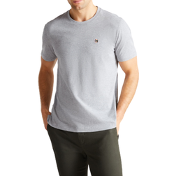 Ted Baker Oxford Short Sleeve T-shirt - Light Gray