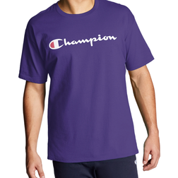 Champion Classic Graphic Script Logo T-shirt Unisex - Purple