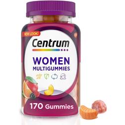 Centrum Women MultiGummies Assorted Natural Fruit 170 Gummies