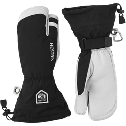 Hestra Army Leather Heli Ski 3-Finger Gloves - Black