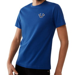 True Religion Felt Buddha Logo T-shirt - Cobalt