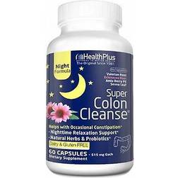 Health Plus Super Colon Cleanse Night Formula 515 mg 60 Capsules