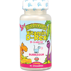 Kal Dinosaurs Vitamin D-Rex Chewables Bubble Gum 90 Chewables