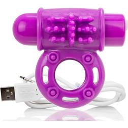 Screaming O VIBRATING RECHARGEABLE RING WOW PURPLE