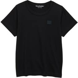 Acne Studios Kid's Mini Nash Face Patch T-shirt - Black