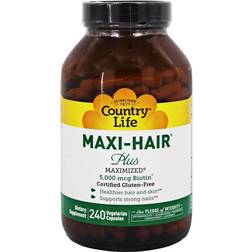 Country Life Maxi-Hair Plus 240 Vegetarian Capsules