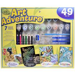 Royal & Langnickel Art Adventure Set, 49 delar, Gul, Royal & Langnickel