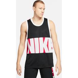 Nike Dri-FIT Basketball Jersey Men - Black/University Red/White/White