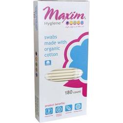 Maxim Hygiene Products Organic Cotton Swabs 200 Swabs