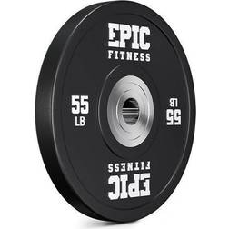 Epic Fitness Urethane Competition Barbell Plates, Single 55LB