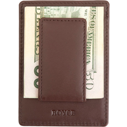 Royce Magnetic Money Clip Wallet - Coco