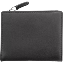 Royce Women's RFID Blocking Leather Wallet - Black/Navy Blue