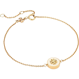 Tory Burch Kira Chain Bracelet - Gold/White