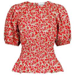 Neo Noir Scotty Blooming Blouse - Red