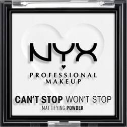 NYX Can’t Stop Won’t Stop Mattifying Powder Brightening Translucent 6 g