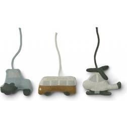 Liewood 3-Pack Grace Baby Gym Gosedjur Vehicles one size Grå