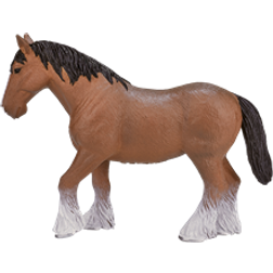 Mojo Realistic Horse Figurine Brown Clydesdale