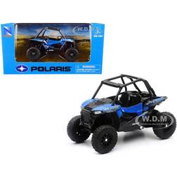 New Ray Polaris RZR XP Turbo DOHC Mini ATV Blue and Black Diecast Model instock 07343