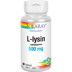 Solaray L-lysin, 60 kapslar
