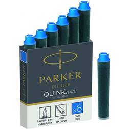 Parker Patron bläck Quink Ink Mini blå 6/FP